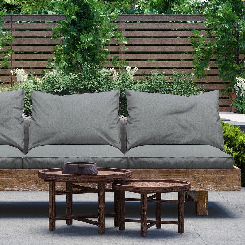 Tecido para exteriores Lona Liso – elefante cinzento,  image number 5