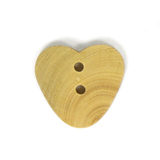 Botão de madeira, Sweet Heart nature, 