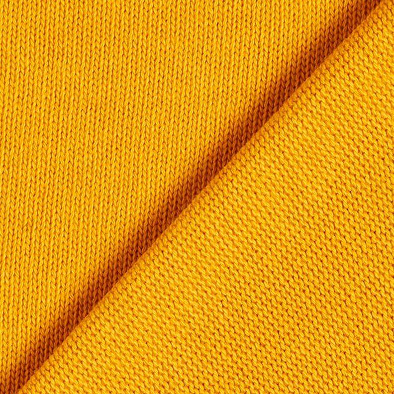 Tecido de malha de algodão – amarelo-caril,  image number 3
