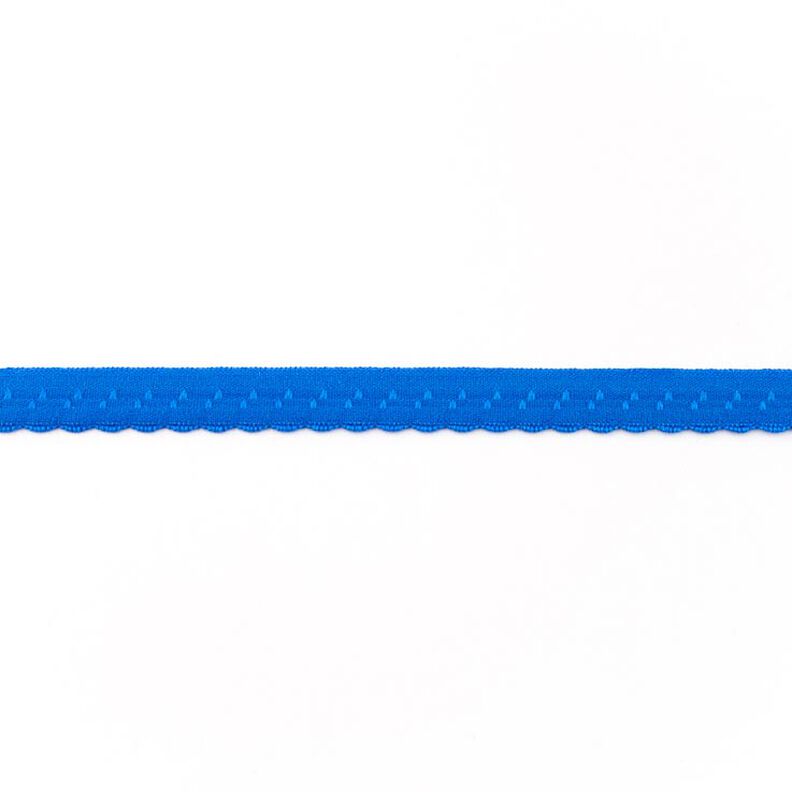 Fita de nastro elástica Renda [12 mm] – azul real,  image number 1