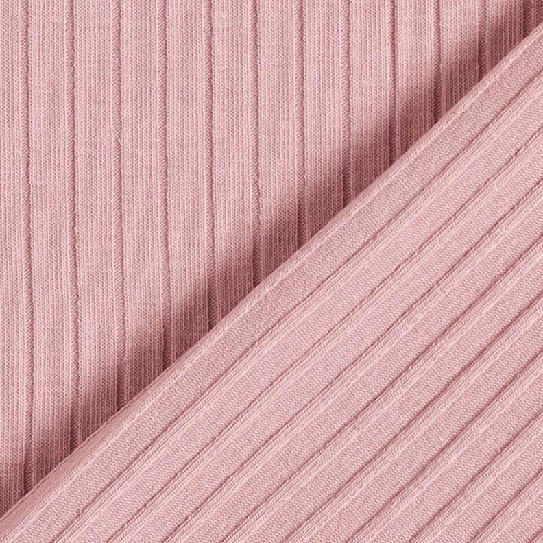Jersey canelada lisa – rosa embaçado,  image number 5