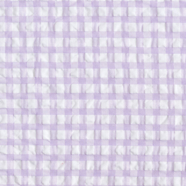 Anarruga Xadrez Vichy grande – branco/vermelho violeta pálido,  image number 1