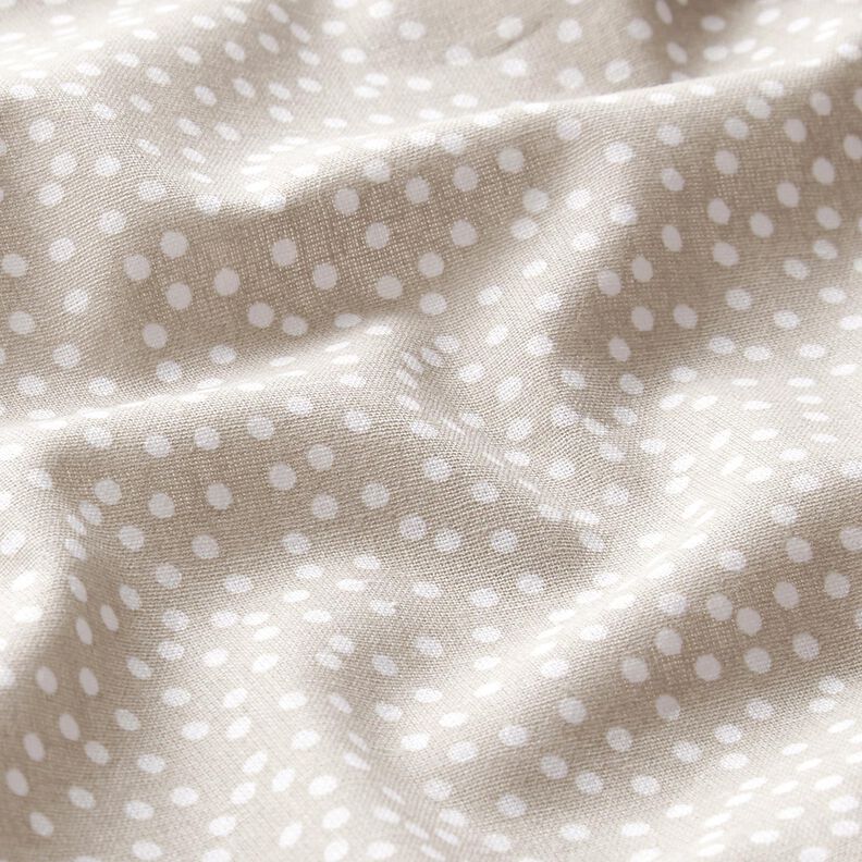 Tecido de algodão Cretone Pintas irregulares – cor de areia,  image number 2
