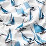 Tecido para decoração Panamá Veleiros – branco/azul-oceano,  thumbnail number 2