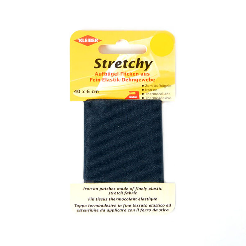 Remendo elástico Stretchy – azul-marinho,  image number 1