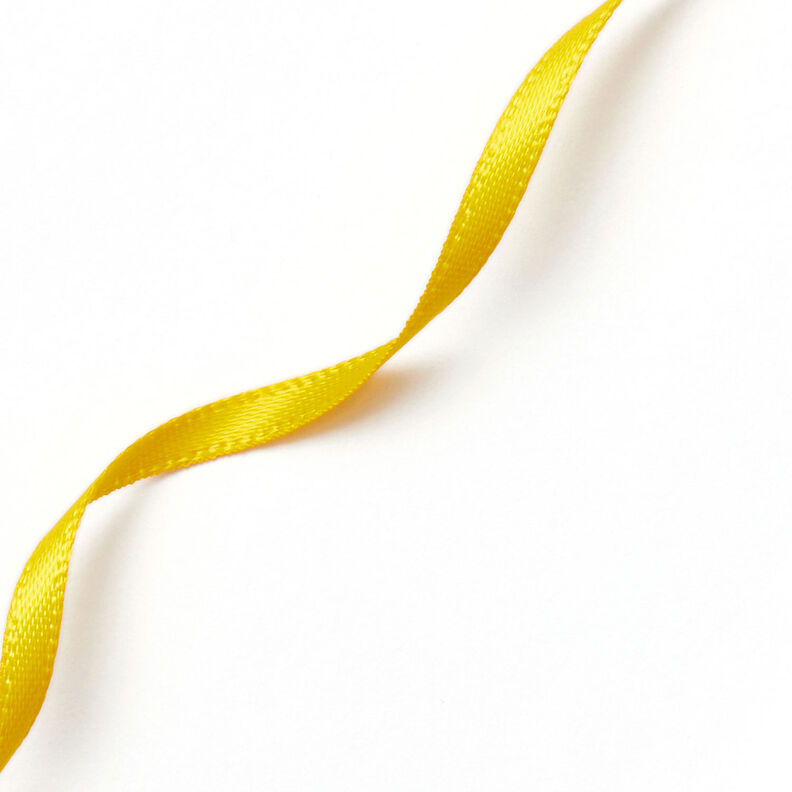 Fita de cetim [3 mm] – amarelo-sol,  image number 3