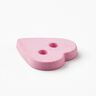 Botão de coração [Ø 15 mm] – rosa,  thumbnail number 2