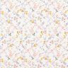 Popelina de algodão Flores delicadas – branco/lilás,  thumbnail number 1