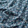 Jersey de algodão Mar de florzinhas – azul-noite/eucalipto,  thumbnail number 2