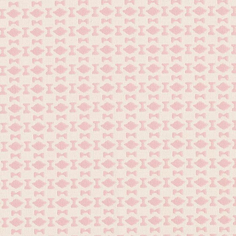 Padrão de losangos em jacquard – rosa/branco sujo,  image number 1