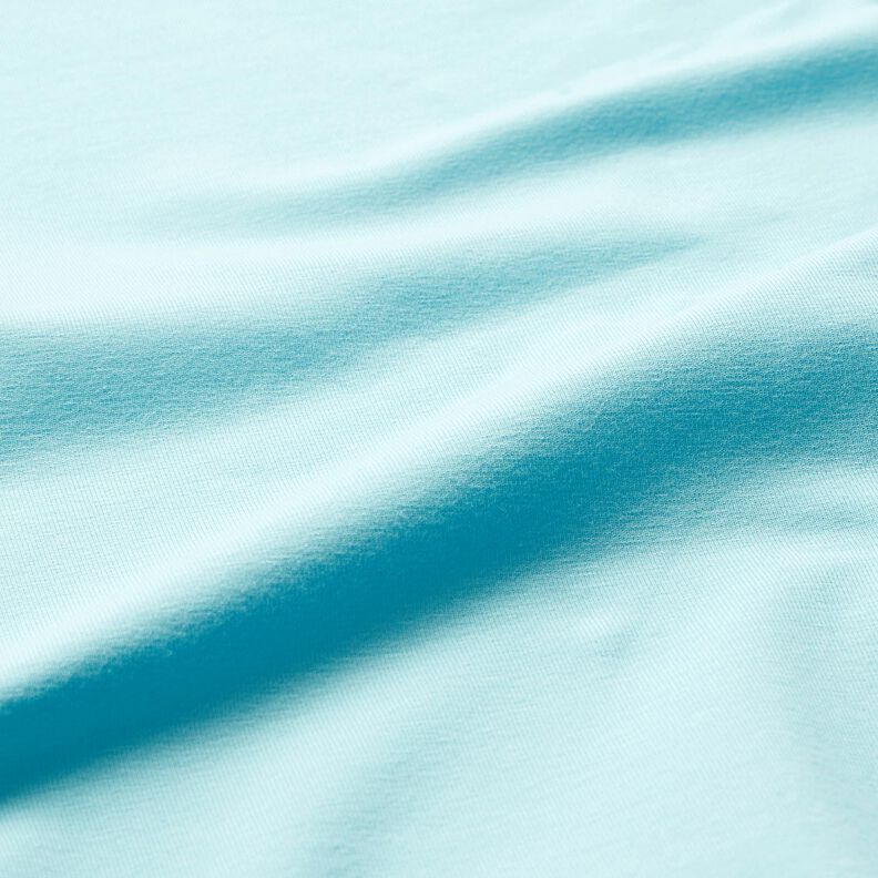 Jersey de algodão médio liso – azul-gelo,  image number 4