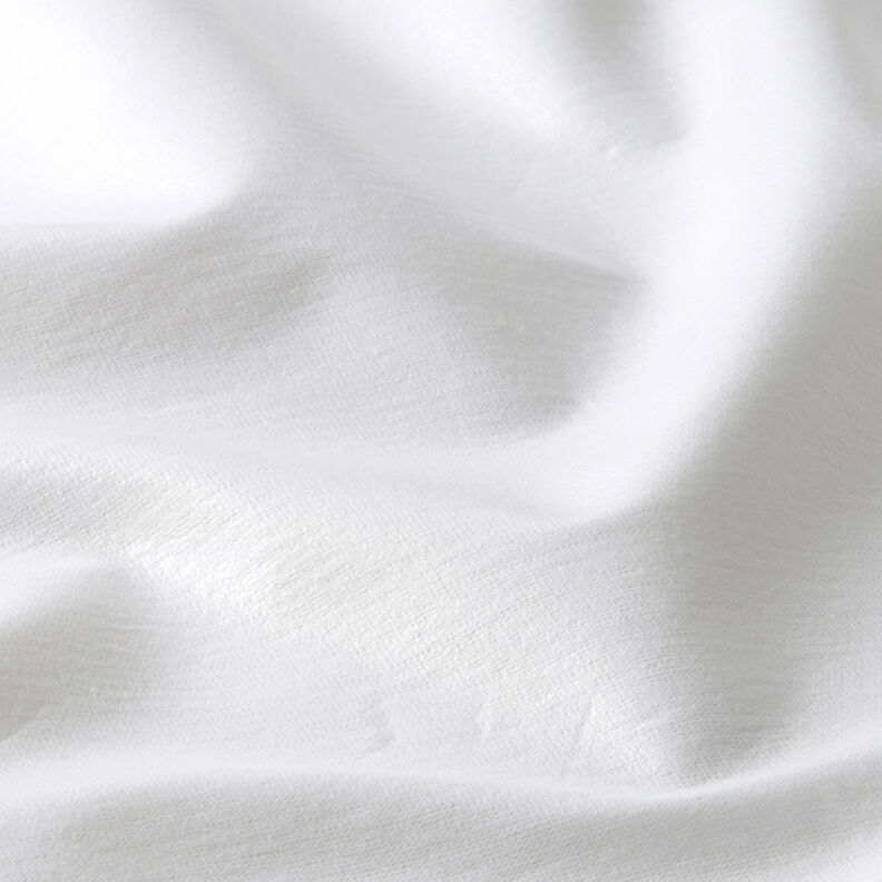 PUL Jersey de algodão monocromático – branco,  image number 2