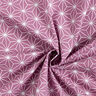 Tecido de algodão Cretone Estrelas japonesas Asanoha – uva,  thumbnail number 3