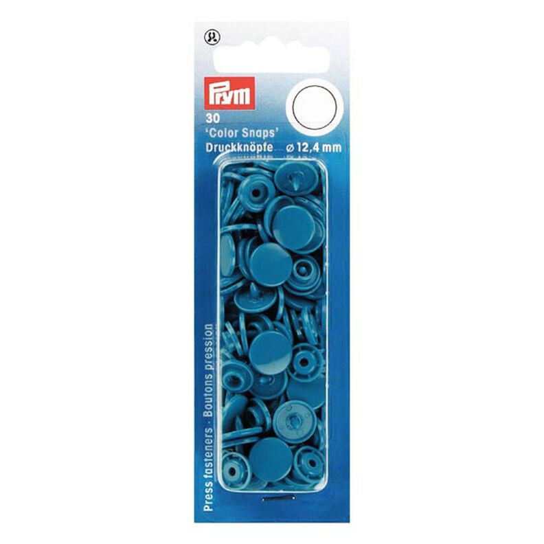 Botões de pressão Color Snaps 19 – azul petróleo | Prym,  image number 1