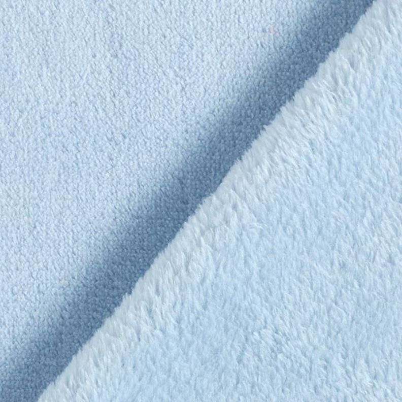 Tecido polar fofinho – azul claro,  image number 4