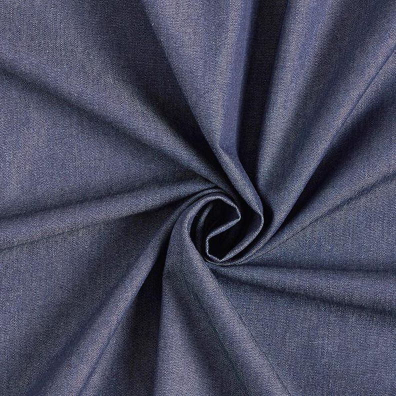 Chambray de algodão Jeanslook – azul-noite,  image number 1