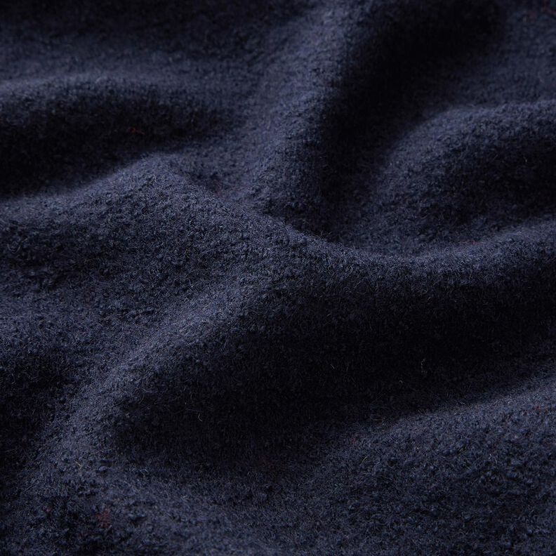 Tecido leve de malha com mistura de viscose e lã – azul-noite,  image number 2