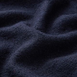 Tecido leve de malha com mistura de viscose e lã – azul-noite, 