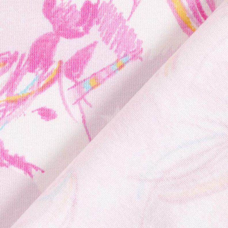 Jersey de algodão Rabisco Unicórnio – rosa,  image number 4