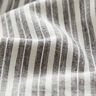 Mistura de linho e algodão Riscas largas – preto/branco sujo,  thumbnail number 2