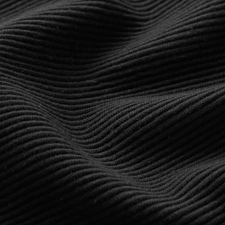 Jersey canelada Otomana lisa – preto,  image number 3