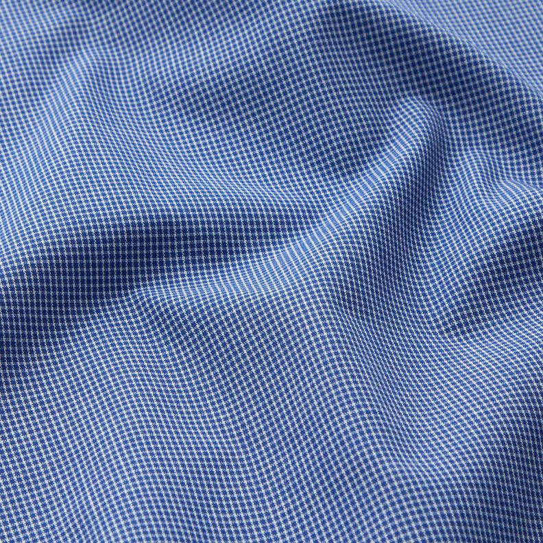 Tecido para camisas Xadrez Mini – branco/azul ganga,  image number 2