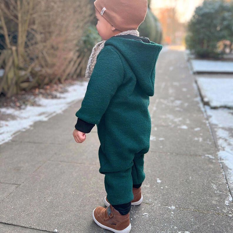 Lã grossa pisoada – azul petróleo,  image number 6