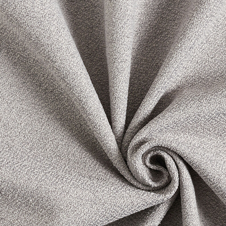 Tecido para estofos Bouclé fino – cinzento-prateado,  image number 1