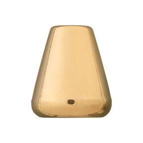 Pontas de cordão [Ø 5mm] – dourado metálica, 