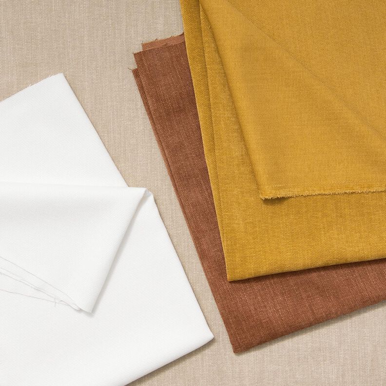 Tecido para estofos Tecido chenille – marfim,  image number 4