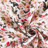 Mistura de viscose Flores de primavera românticas – branco,  thumbnail number 3