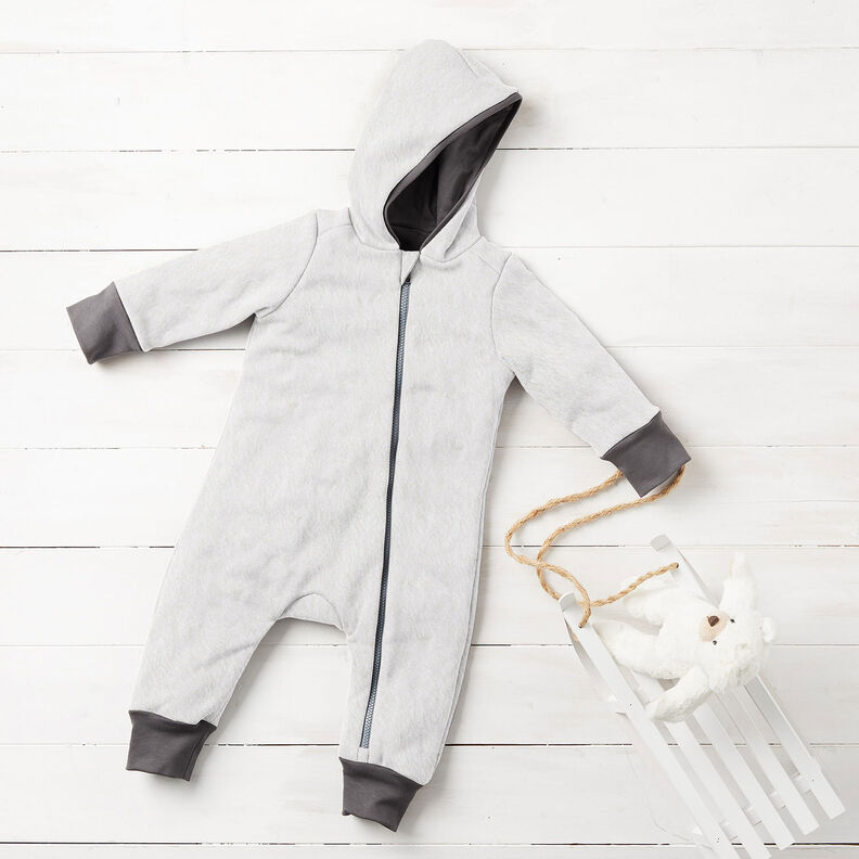 Sherpa Mistura de algodão Liso – branco sujo,  image number 7