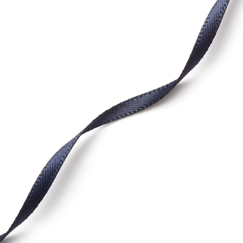 Fita de cetim [3 mm] – azul-marinho,  image number 3