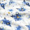 Tecido polar alpino Estrelas em aguarela – natural/índigo,  thumbnail number 2