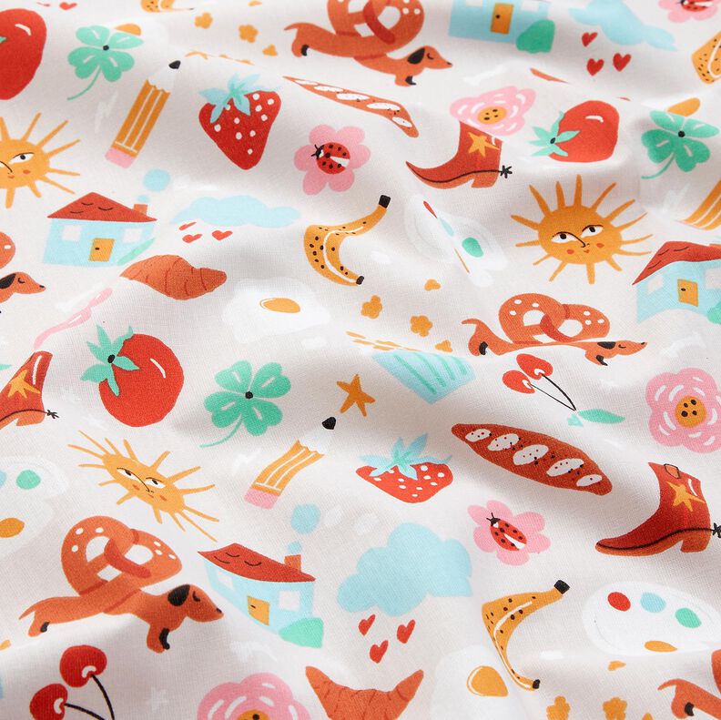 Popelina de algodão Agitação colorida– cinzento-névoa,  image number 2