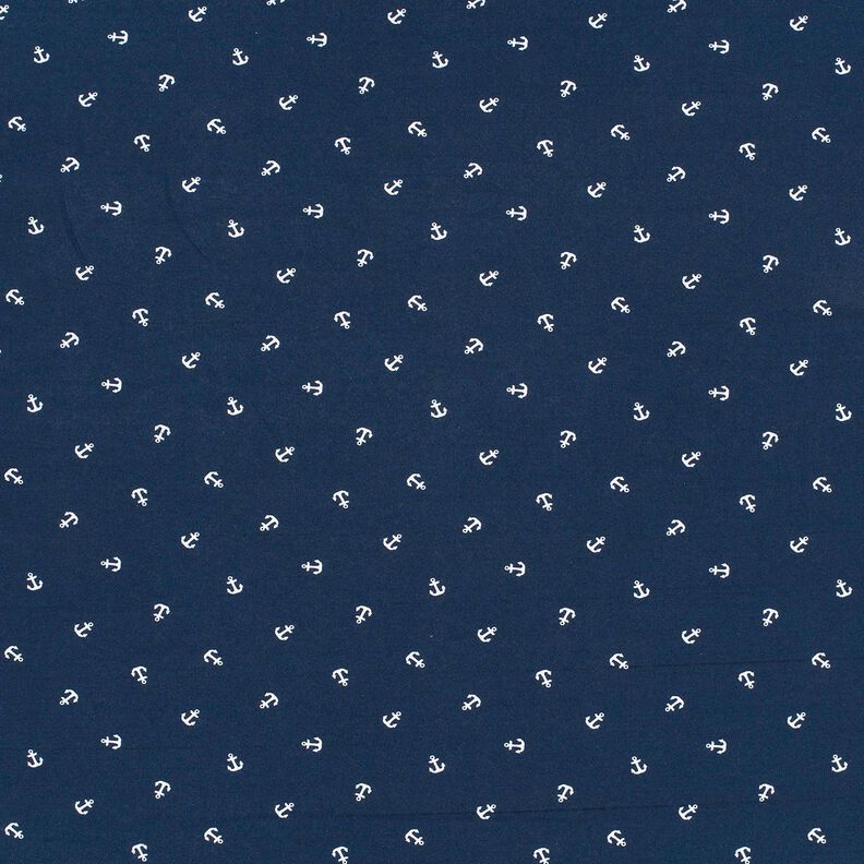 Jersey de algodão Âncora pequena – azul-marinho,  image number 1