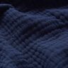 GOTS Musselina de algodão de três camadas – azul-noite,  thumbnail number 3