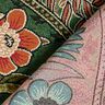 Tecido para decoração Gobelina Ornamentos florais – verde/laranja-claro,  thumbnail number 4