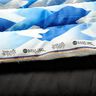 Tecido acolchoado Montanha – azul real/branco,  thumbnail number 7