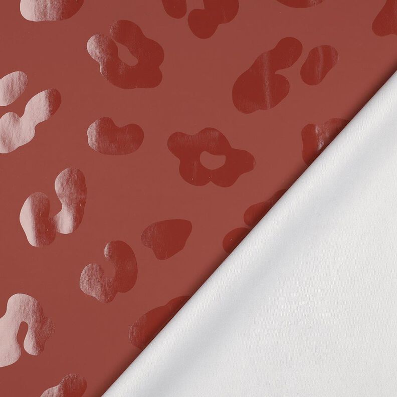 Tecido para impermeáveis Leopardo – bordeaux,  image number 4