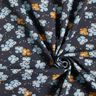 Jersey de algodão Florzinhas engraçadas – preto azulado,  thumbnail number 3