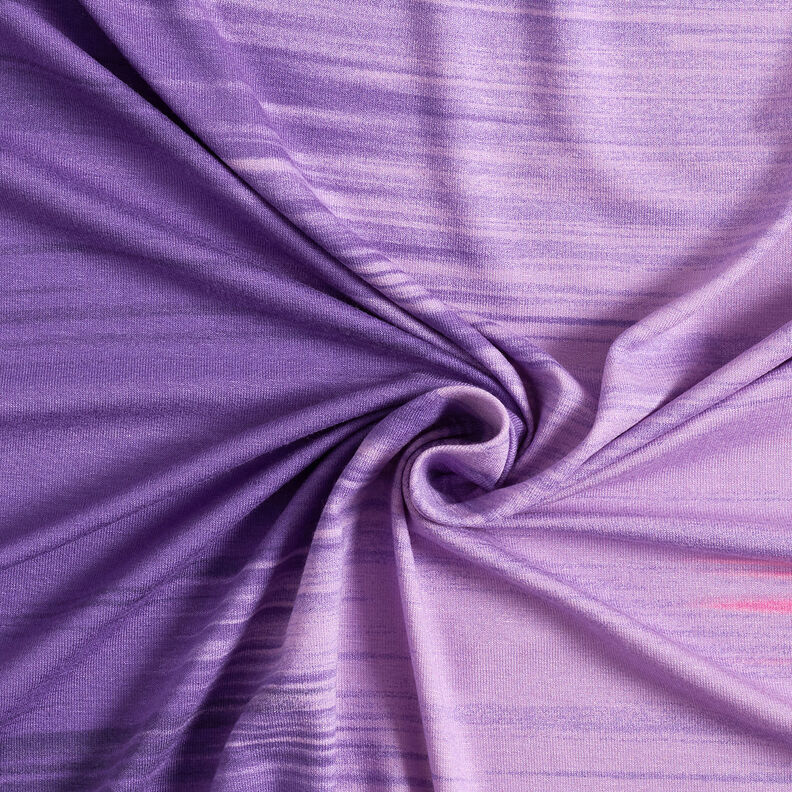 Jersey de viscose Gradação de cor Riscas na vertical – beringela/lilás,  image number 5