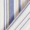Musselina/ Tecido plissado duplo Riscas de fios tingidos | Poppy – branco/azul-marinho,  thumbnail number 4