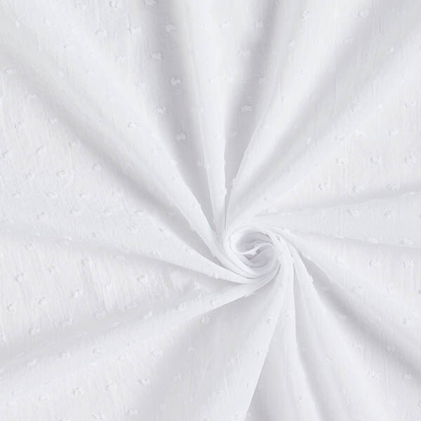 Cambraia de algodão Dobby – branco,  image number 3