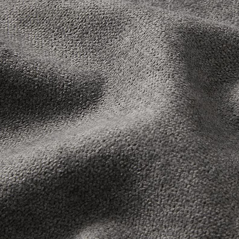 Tecido para estofos Chenille fino – cinzento escuro,  image number 2