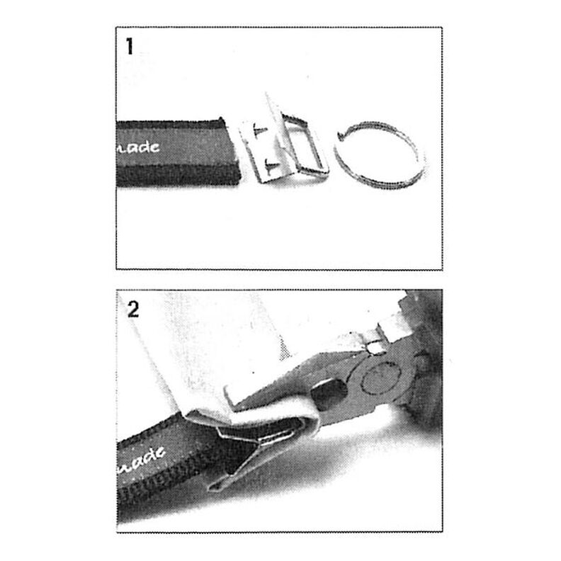 Conjunto para porta-chaves – prateado metálica | Prym,  image number 4
