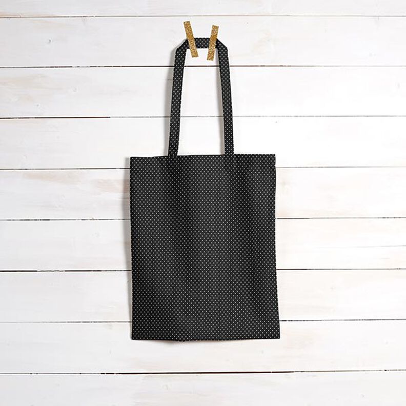 Algodão revestido Pintas pequenas – preto,  image number 7