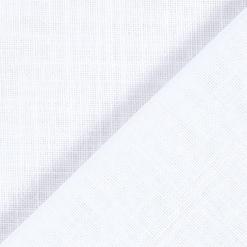 Tecido para cortinados Voile Look linho 300 cm – branco,  image number 3