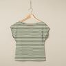 Jersey de algodão Riscas estreitas e largas – verde amarelado/verde-pinheiro,  thumbnail number 6