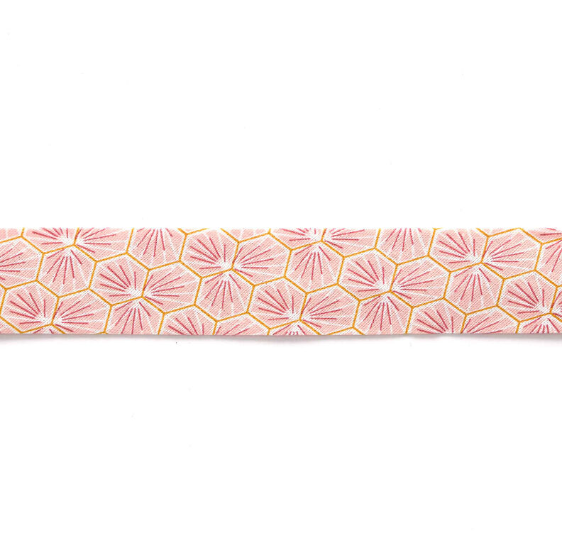 Fita de viés diamantes [27 mm] – rosa,  image number 1